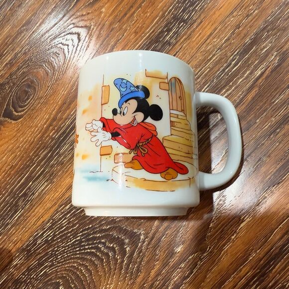 Walt Disney World Disneyland Fantasia Mickey Mouse Sorcerer Apprentice Mug Japan - Picture 2 of 6